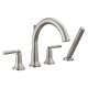 T4735-SS SAYLOR Delta SAYLOR Roman Tub Trim with Hand Shower, Stainless