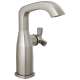 6766-SS-PR-DST Stryke 6.63-in x 4.31-in x 8.94-in Single Handle Mid-Height Bathroom Faucet, Lumicoat Stainless