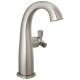 6776-SS-PR-DST Stryke 6.63-in x 4.31-in x 9.50-in Single Handle Mid-Height Bathroom Faucet, Lumicoat Stainless