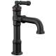 684-BL-DST Broderick 7.13-in x 2.00-in x 9.06-in Single Handle Bathroom Faucet, Matte Black