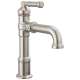 684-SS-PR-DST Broderick 7.13-in x 2.00-in x 9.06-in Single Handle Bathroom Faucet, Lumicoat Stainless