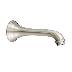 Wall Tub Spout, in Brushed Nickel
