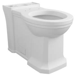 Fitzgerald Chair Height Elongated Toilet Bowl with Seat, D23005C000.415, D23005C000.415