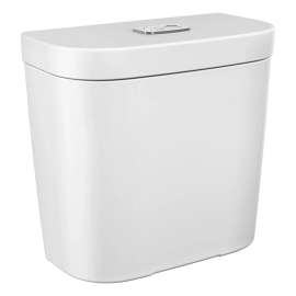 Equility® Dual Flush Toilet Tank Only with Push Button, D24434A200.415, D24434A200.415
