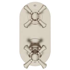 Oak Hill® 2-Handle Thermostatic Valve Trim Only with Cross Handles, D35155528.144, D35155528.144