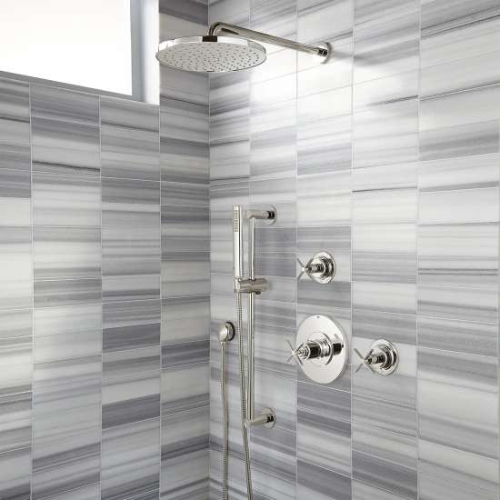 Contemporary Single Function 10 in. Round Showerhead, D35700210.150, D35700210.150