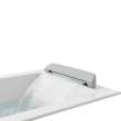 Aqua Moment Drop-in Airbath with Waterfall, in Canvas White