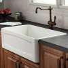 30 Inch Apron Kitchen Sink, in Canvas White
