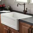 30 Inch Apron Kitchen Sink, in Canvas White