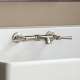 Wall Mount Bathroom Faucet, in Brushed Nickel