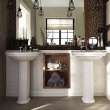 Pedestal Bathroom Sink, in Canvas White