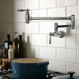 Traditional Pot Filler, in Polished Chrome