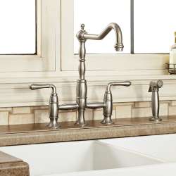 Bridge Kitchen Faucet, in Ultra Steel