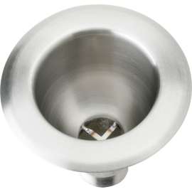Commercial Stainless Steel Cup Sink in Buffed Satin