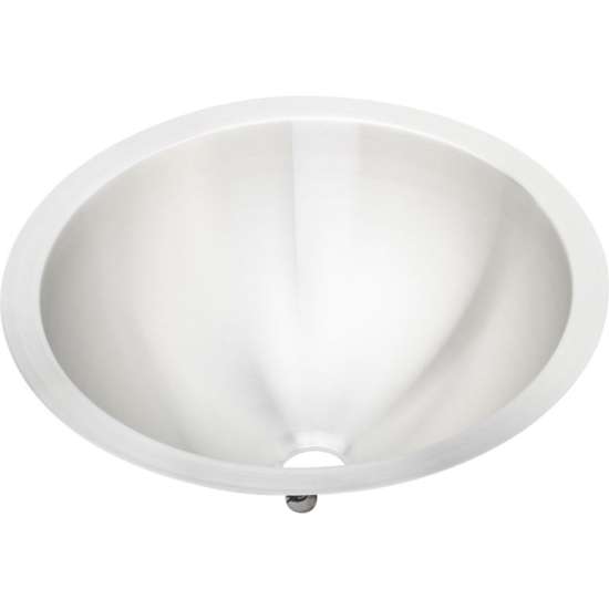 Asana Lustertone RLLVR16 Stainless Steel Single Bowl Top Mount Sink in Lustrous Highlighted Satin