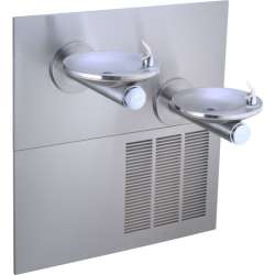 ADA Bi-Level Refrigerated Fountain in Stainless Steel