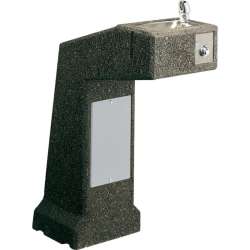 LK4590FR Outdoor Stone Drinking Fountain in Stone Aggregate