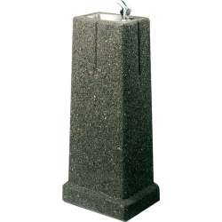 LK4591 Outdoor Stone Drinking Fountain in Stone Aggregate
