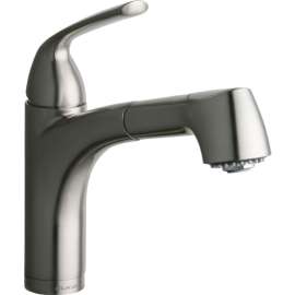Pull-Out Bar/Prep Single-Hole Faucet in Brushed Nickel