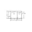 Elkay Harmony LKHSR2509RPD2L