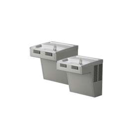 Wall Mount Mechanical Activation Bi-Level Ada Cooler Non-Filtered Non-Refrigerated Stainless, EMABFTLDDSC