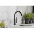 Avado Single Hole Bar Faucet With Lever Handle Black Stainless, LKAV3021BK