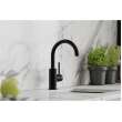 Avado Single Hole Bar Faucet With Lever Handle Matte Black, LKAV3021MB