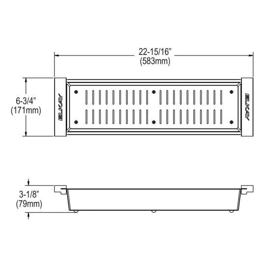 Dart Canyon Stainless Steel 6-7/16