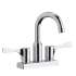 4" Centerset Exposed Deck Mount Faucet With Arc Spout And 4" Lever Handles, LKD24898BHC