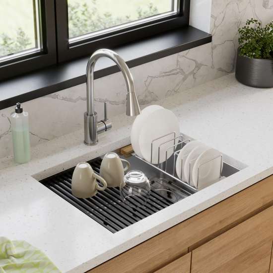 Crosstown Stainless Steel 16-7/8