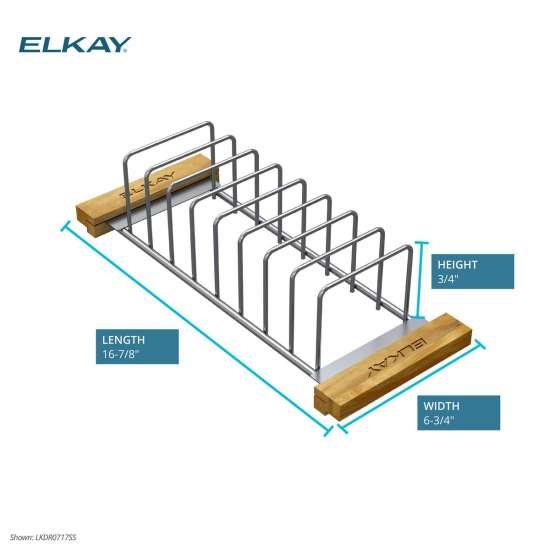Crosstown Stainless Steel 16-7/8