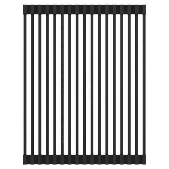 Crosstown Black Silicone 11-7/8