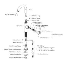Explore Single Hole Bar Faucet With Forward Only Lever Handle Lustrous Steel, LKEC2012LS