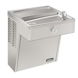 Wall Mount Vandal Resistant Ada Cooler Non-Filtered Refrigerated Stainless, VRC8S