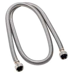 9WM60HE Stainless Steel 60-in High Efficiency Washing Machine Connecter with 3/4-in x 3/4-in Hose Fittings
