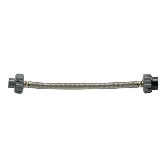 16-in Click Seal Faucet Connector with 3/8-in Female Compression Thread x 1/2-in I.P. Female Straight Thread