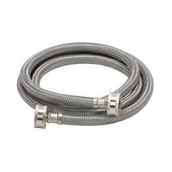 Braided Stainless Steel 72-in Washing Machine Connector with 3/4-in Hose Fitting x 3/4-in Hose Fitting
