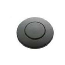 Round Counter-Mounted Disposer Air Switch, in Black