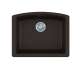 Franke Ellipse 25.0-In. X 19.6-In. Fragranite Undermount Single Bowl Kitchen Sink In Mocha