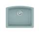 Franke Ellipse 25.0-In. X 19.6-In. Fragranite Undermount Single Bowl Kitchen Sink In Stone Grey