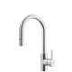 Franke Eos Neo 14-In Single Handle Pull-Down Prep Kitchen Faucet In Stainless Steel, Eos-Pr-304
