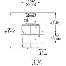 3/4 Horsepower Batch Feed Garbage Disposal