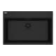 Franke Maris Dual Mount 31-In X 20.88-In Fragranite Single Bowl Kitchen Sink In Matte Black