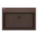 Franke Maris Dual Mount 31-In X 20.88-In Fragranite Single Bowl Kitchen Sink In Mocha