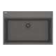 Franke Maris Dual Mount 31-In X 20.88-In Fragranite Single Bowl Kitchen Sink In Stone Grey