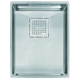 Franke Peak 15-In. X 18-In. 16 Gauge Stainless Steel Undermount Single Bowl Prep/Bar Sink - Pkx11013