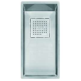 Franke Peak 8-In. X 18-In. 18 Gauge Stainless Steel Undermount Single Bowl Prep/Bar Sink - Pkx1108