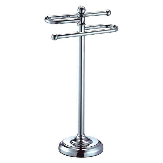 S Style Countertop Towel Holder in Chrome