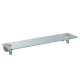 Latitude 2 4296 Glass Shelf in Satin Nickel