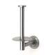 Traditional Upright Bathroom Tissue Holder in Satin Nickel